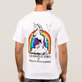 ESRM Rainbow Unicorn Tシャツ (裏面)