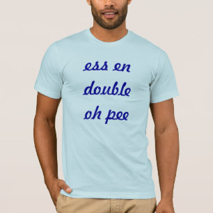 ess enの倍のoh小便 tシャツ