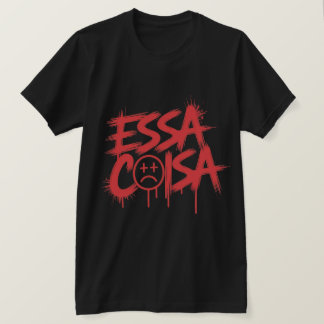 ESSA COISA" 赤いグラフィティTシャツ |  Tシャツ