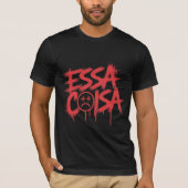 ESSA COISA" 赤いグラフィティTシャツ | Tシャツ (正面)