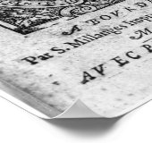 'Essais'初版のタイトルページ ポスター (角)