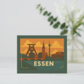 Essen Germany City Art ポストカード (スタンド正面)