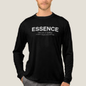 ESSENCE ミニマル タイポグラフィ トライブレンドTシャツ (正面)