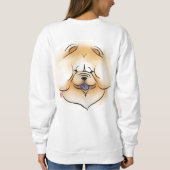 ESSENCE Chow頭を前後に向ける スウェットシャツ (裏面)