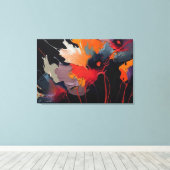 Essence Of The Garden I – Nocturnal Expression キャンバスプリント (インサイチュ (ウッドフロア))