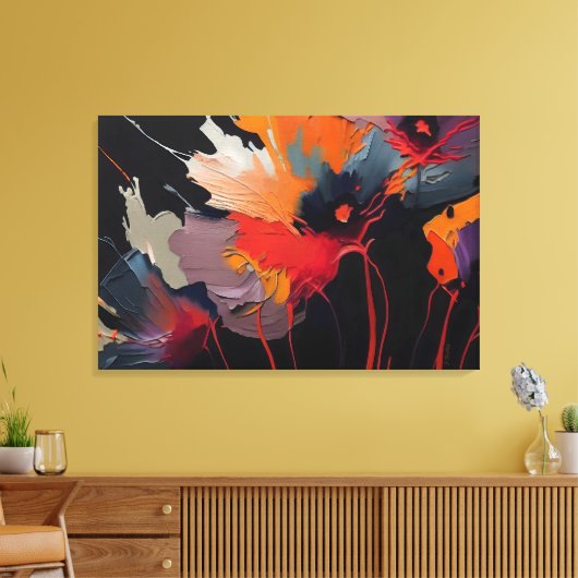 Essence Of The Garden I – Nocturnal Expression キャンバスプリント (インサイチュ (リビング))