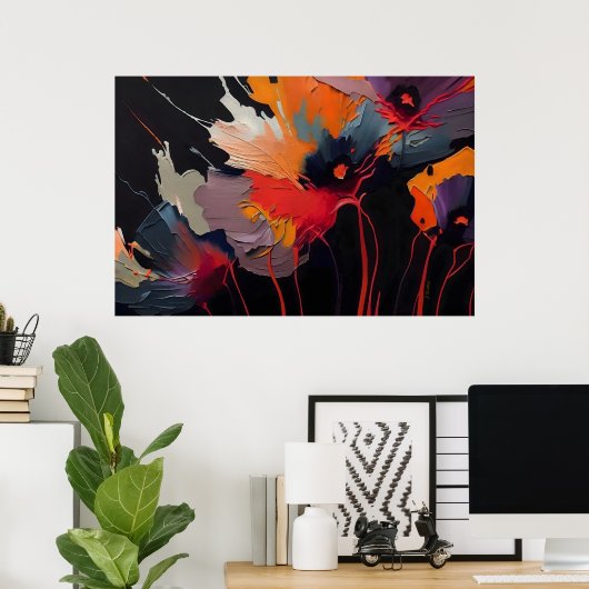 Essence Of The Garden I – Nocturnal Expression ポスター (ホームオフィス)