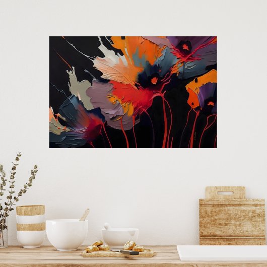 Essence Of The Garden I – Nocturnal Expression ポスター (キッチン)