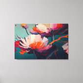 Essence Of The Garden III – Luminous Floral Motion キャンバスプリント (正面)