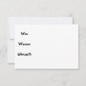 Essens Einladung, Nudelgericht mit Tomatensoße ノートカード (裏面)