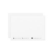 Essential Iconsモダン Business Stationery ノートカード (正面/裏面インサイチュ)