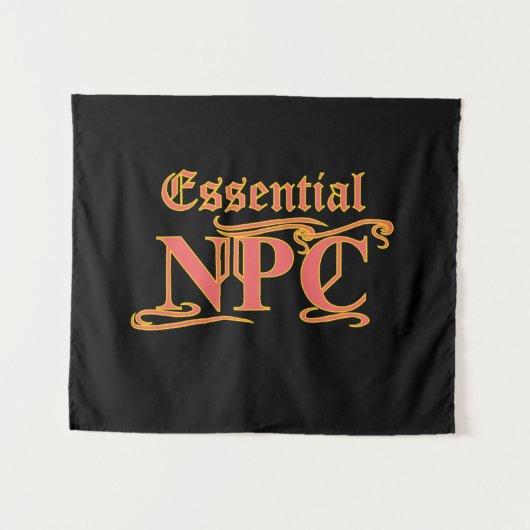 Essential NPCがRPGを奪ったり殺したりしなおもしろいい タペストリー (正面(横))