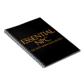 Essential NPCがRPGを奪ったり殺したりしなおもしろいい ノートブック (右側)