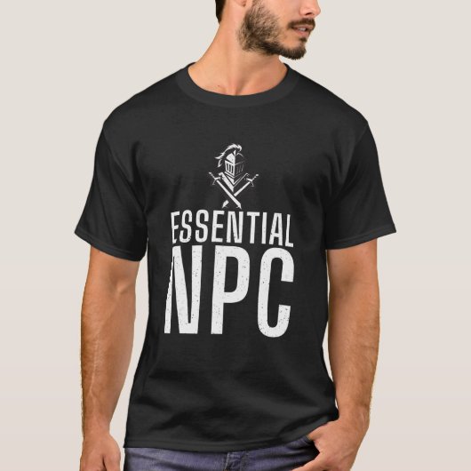 Essential NPC LARP Tabletop Role 遊's Board Gam Tシャツ (正面)