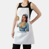 Essential Oils Funny Taco Illustration | Girly エプロン (インサイチュ)