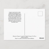 Essential Oils Myth/Fact Postcard ポストカード (裏面)