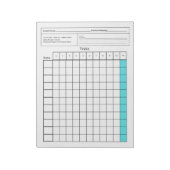 Essential SpEd Tool:デー空白のタシート(トライアル) ノートパッド (回転)