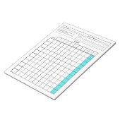 Essential SpEd Tool:デー空白のタシート(トライアル) ノートパッド (アングル)