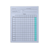 Essential SpEd Tool：デー空白のタシート（トライアル） ノートパッド (回転)
