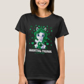 Essential Tremor Awareness Month Green Ribbon Unic Tシャツ (正面)
