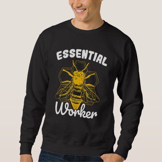 Essential Worker 保 Bee's Bee Keeper スウェットシャツ (正面)