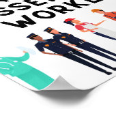 Essential Workers Posterに感謝 ポスター (角)