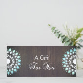 Essenze爪、 ネイルと美しいギフト証明書 (スタンド正面)