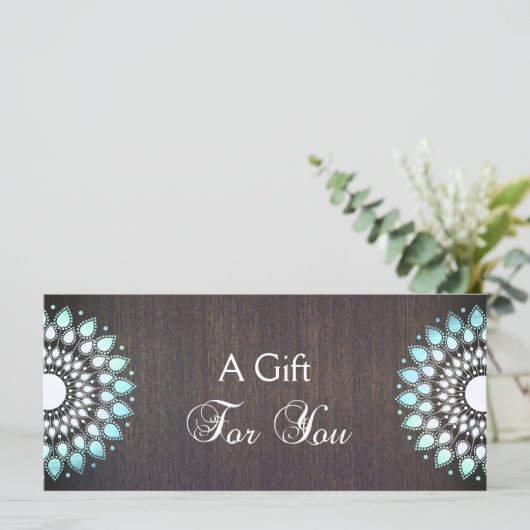 Essenze爪、 ネイルと美しいギフト証明書 (スタンド正面)