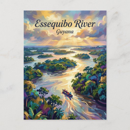 Essequibo River Guyana ポストカード (正面)