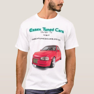 Essexは車Pの版を調整しました Tシャツ