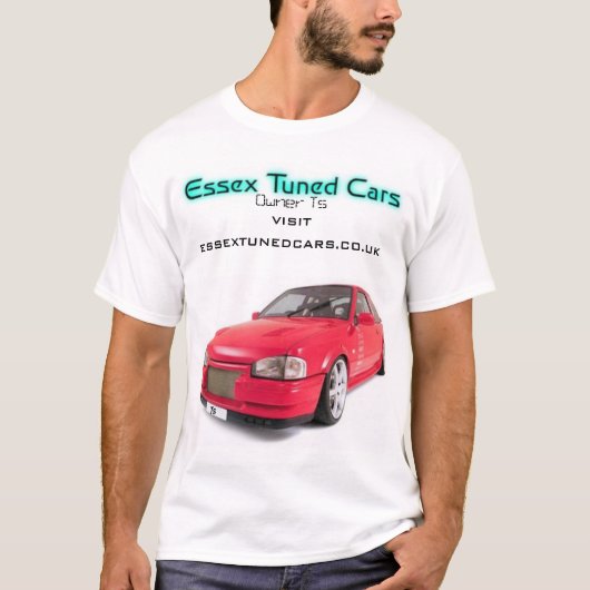 Essexは車Pの版を調整しました Tシャツ (正面)