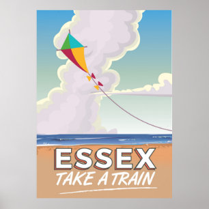 Essex, UK Vintage Travelポスター ポスター