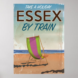 Essex, UK Vintage Travelポスター ポスター