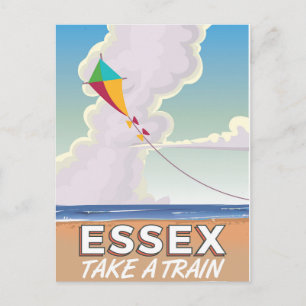 Essex, UK Vintage Travelポスター ポストカード