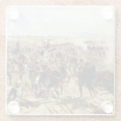 Esslingの戦い、1809年5月 ガラスコースター (裏面)
