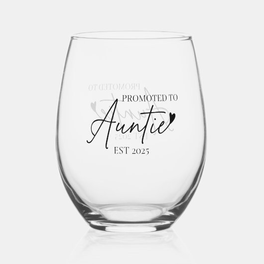 ESTギフトに昇格 ステムなしワイングラス (裏面)