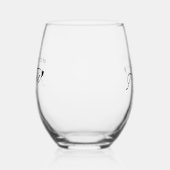 ESTギフトに昇格 ステムなしワイングラス (左)