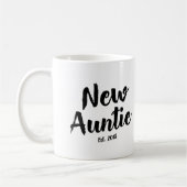 Est新しい伯母さん。 2018年の未来のGift叔母さんのコーヒー・マグ コーヒーマグカップ (左)