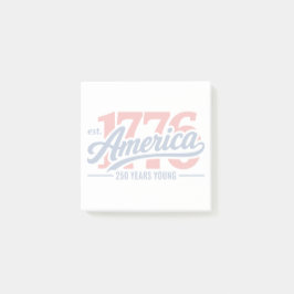 Est 1776 アメリカ生誕250年 独立記念日 ポストイット