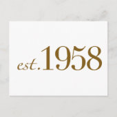 Est 1958 ポストカード (正面)