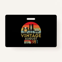 EST 1981威厳があるヴィンテージ40歳の誕生日