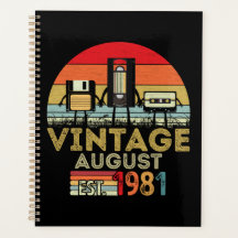 EST 1981威厳があるヴィンテージ40歳の誕生日