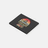 EST 1981威厳があるヴィンテージ40歳の誕生日 ポストイット (アングル)