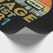 EST 1981威厳があるヴィンテージ40歳の誕生日 ラッピングペーパー (角)