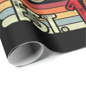 EST 1981威厳があるヴィンテージ40歳の誕生日 ラッピングペーパー (ロールコーナー)