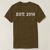 EST 2014 Tシャツ (デザイン正面)