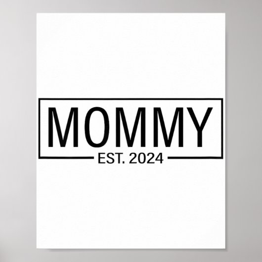 Est 2024すぐにママになる2024妊娠アナウンセム ポスター (正面)