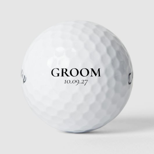 Est. Groom Golf Balls ゴルフボール (正面)
