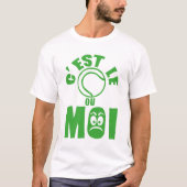 est tennis ou moi expression femme 1 tシャツ (正面)