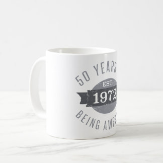 Established 1972 50th Birthday コーヒーマグカップ